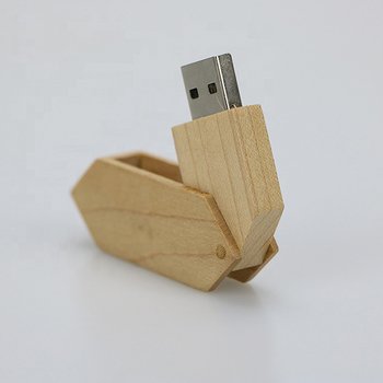 幾何造型木製隨身碟_1